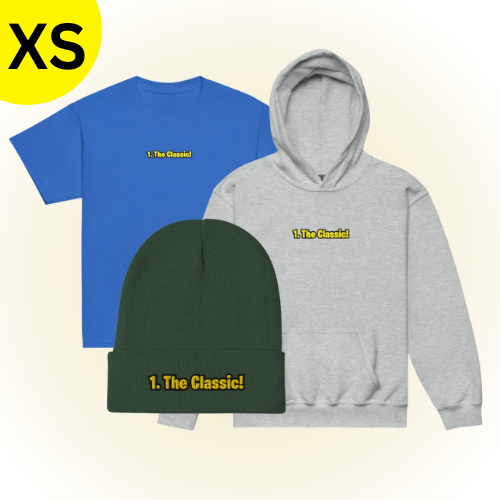 The Classic Youth Size XS Bundle With Beanie